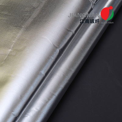 430 600G/Mqtr Tissu en fibre de verre laminé en feuille d'aluminium à une ou deux faces