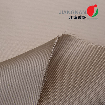 tissu fortement résistant à la chaleur brun clair de silice de l'armure de satin de 0.7mm 900℃