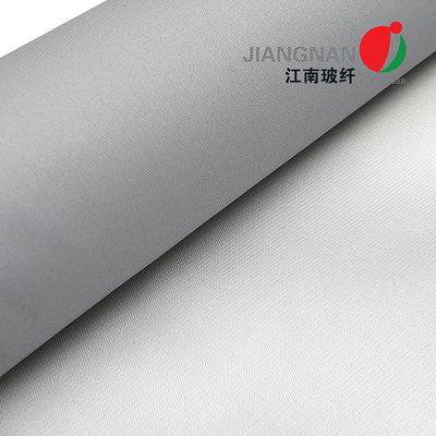 Largeur de forte intensité de Gray Silicone Coated Fiberglass Fabric 17oz 1.55m