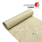 Tissu à hautes températures d'isolation thermique de résistance de tissu enduit de fibre de verre de vermiculite