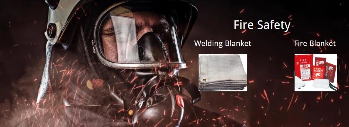 Couverture du feu de fibre de verre