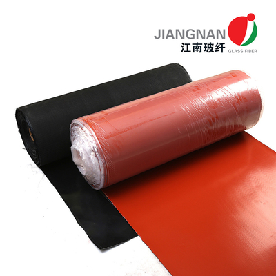 Épaisseur enduite imperméable du tissu 1.0mm de fibre de verre en caoutchouc de silicone