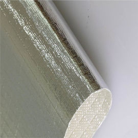 Tissu à hautes températures de la fibre de verre ALFW600 avec le papier aluminium pour l'isolation de tuyau