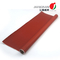 Tissu 0.4mm à hautes températures rouge de tissu de rideau en feu de fibre de verre pour le système de contrôle de construction du feu