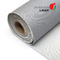 Tissu résistant au feu de fibre de verre largeur Grey Color Pu Coated Fabric de 1000mm - de 2000mm