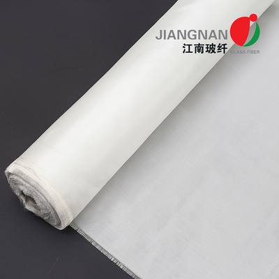 Tissu tissé blanc de fibre de verre d'armure toile avec le tissu de fibre de verre de la certification ISO9001