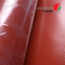 Tissu en fibre de verre enduit de silicone résistant aux températures élevées pour les rideaux de fumée - 260°C