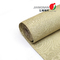 Tissu enduit de fibre de verre de vermiculite de matériaux d'emballage, tissu de 2025 hautes températures