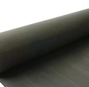 E-glass 7628 Tissu en fibre de verre enduit d'acrylique noir double face