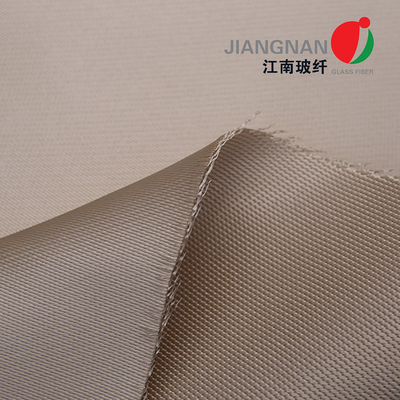 Haut tissu à hautes températures d'armure de satin d'épaisseur du matériel 0.6mm de tissu de fibre de verre de silice