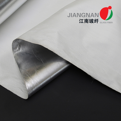 Tissu aluminisé de la fibre de verre 430-600G/Sq.Mtr pour la haute température jusqu'à 550°C