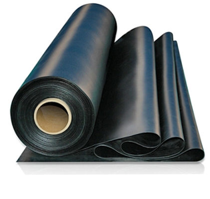 EPDM respirable a roulé le tissu enduit en caoutchouc de fibre de verre