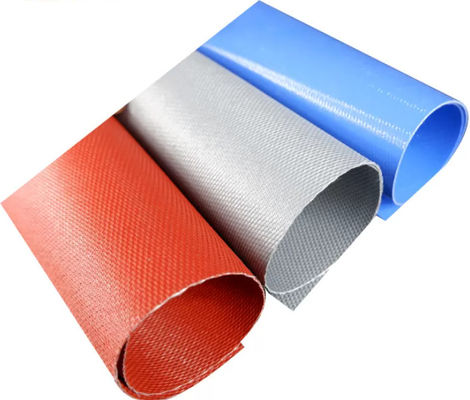 Le caoutchouc de silicone enduit lourd de 1MM a imbibé le tissu thermique de tissu de fibre de verre
