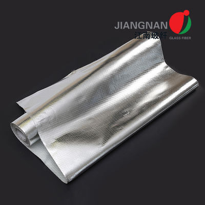 Tissu stratifié de fibre de verre de papier d'aluminium d'isolation résistant au feu