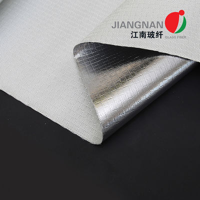 Résistance enduite en aluminium de flamme de tissu de fibre de verre de 18 microns