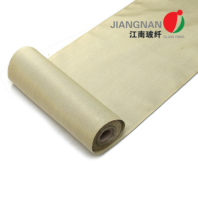 la vermiculite à hautes températures Pelhamite de tissu de fibre de verre d'épaisseur de 0.6mm a enduit